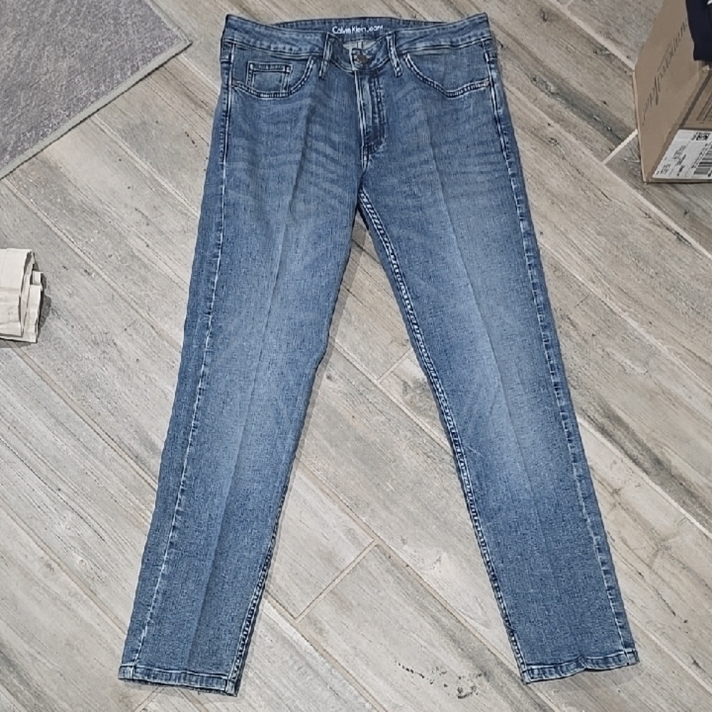 Calvin Klein Light Blue Boyfriend Jeans Sz 6